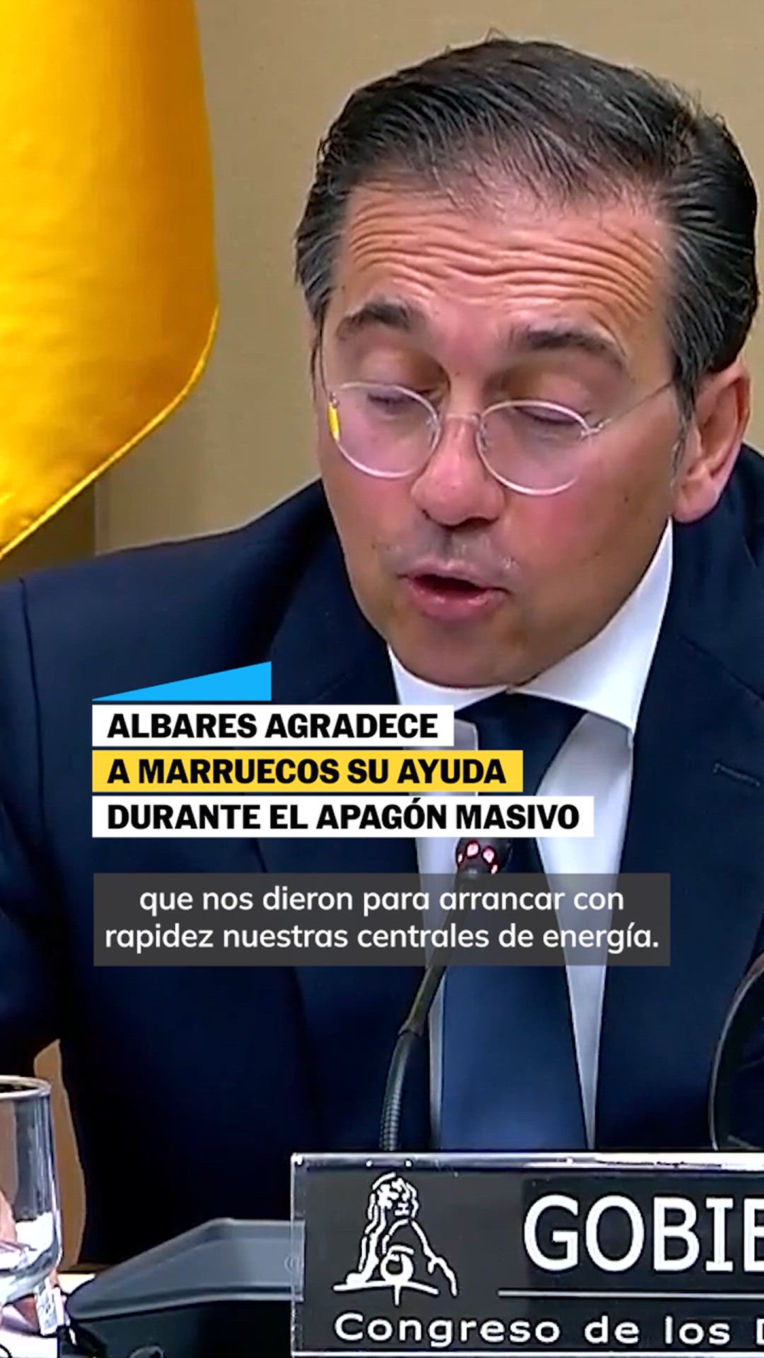 Albares agradece a Marruecos su ayuda durante el apagón