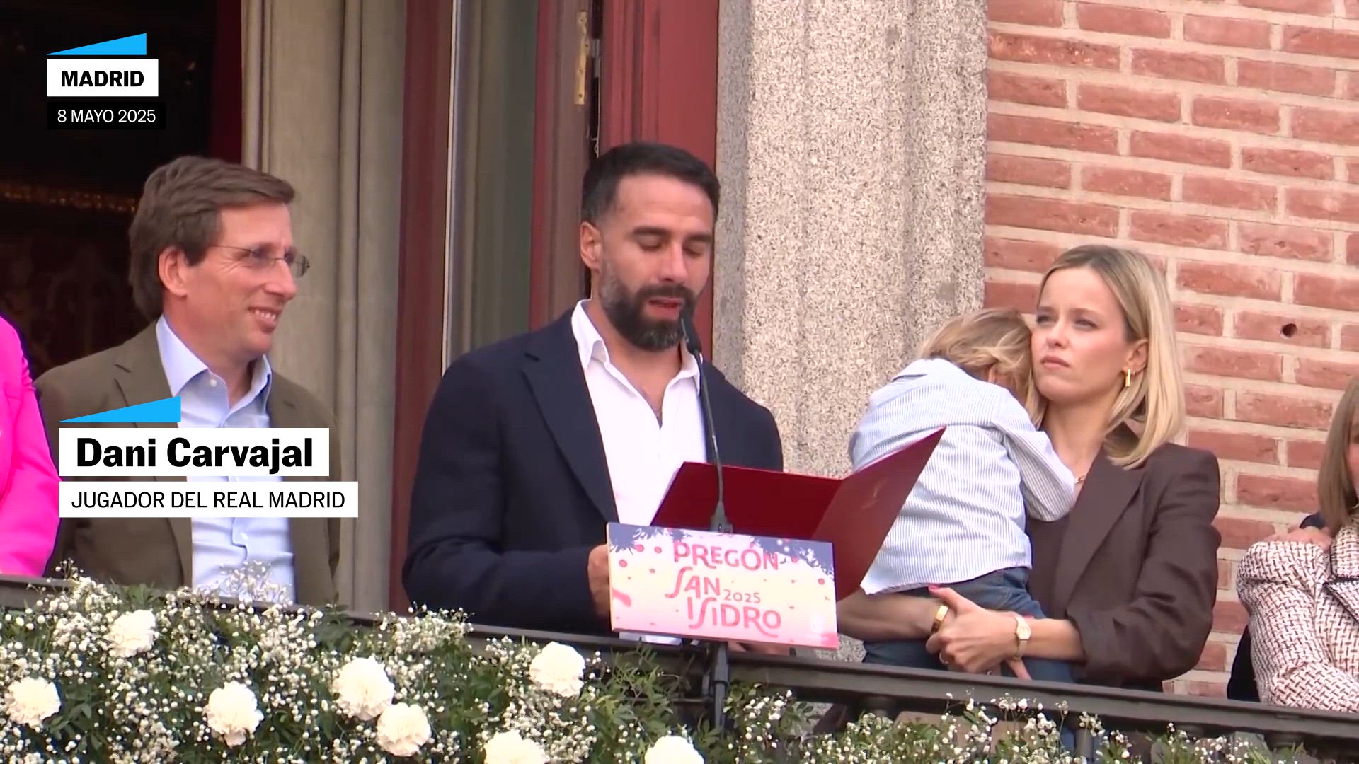 Dani Carvajal: "La propuesta del pregón llegó en un momento muy duro para mí"