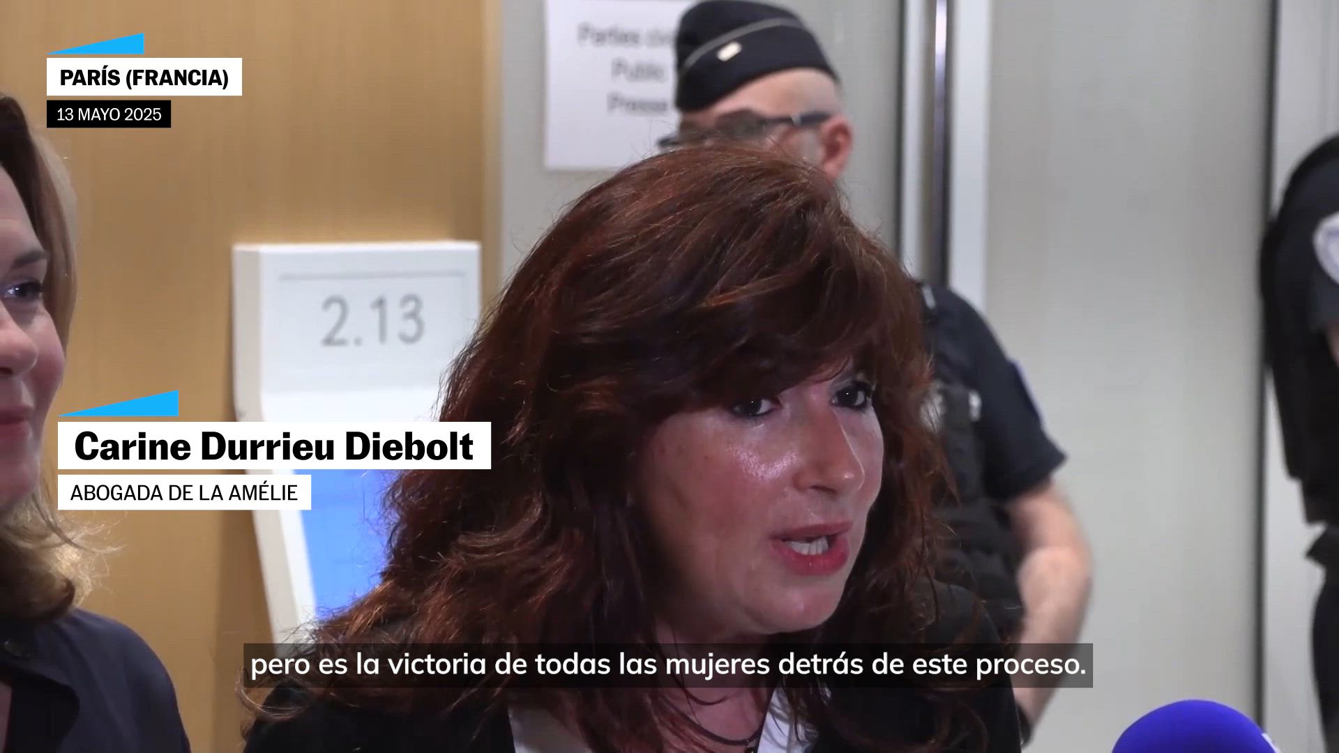 Amélie, una de las victimas de Depardieu: "Se ha hecho justicia"