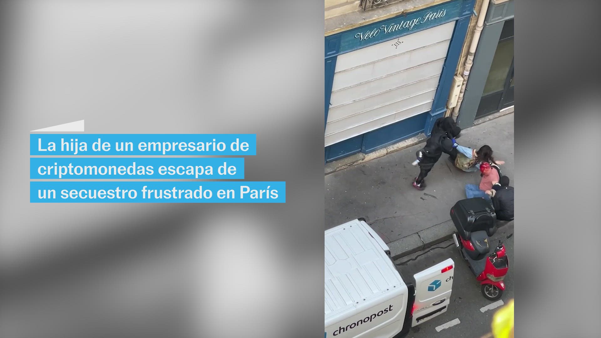 La hija de un empresario de criptomonedas escapa de un secuestro frustrado en París