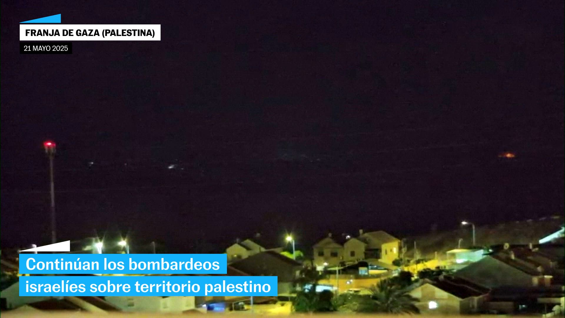 Continúan los bombardeos israelíes sobre Gaza