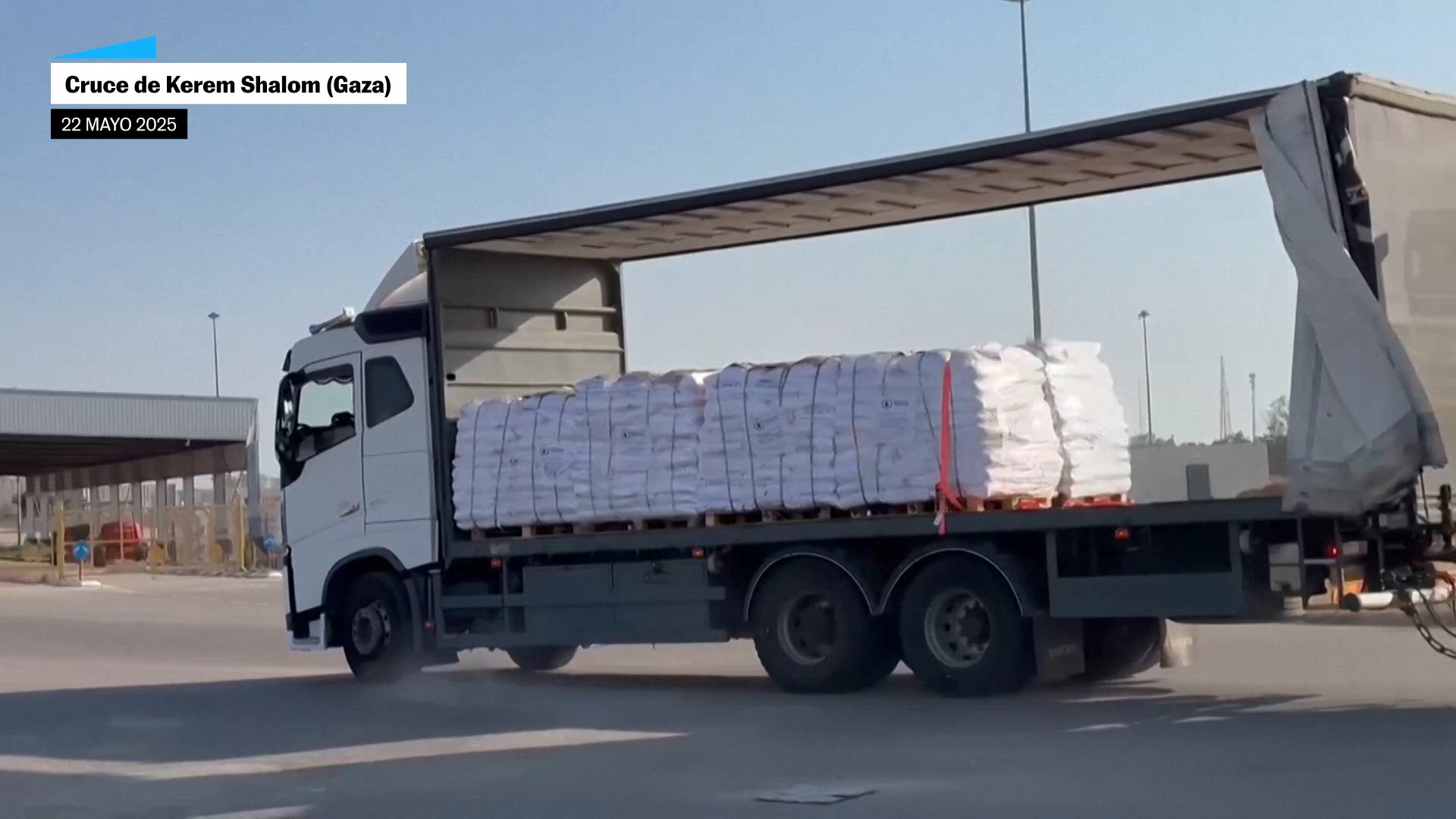 La ONU confirma la entrada de 90 camiones de ayuda humanitaria en Gaza