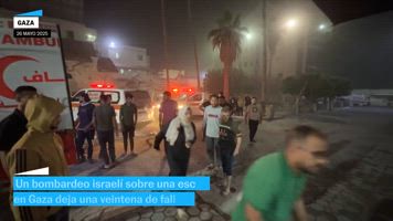 Un bombardeo israelí sobre una escuela deja una veintena de fallecidos