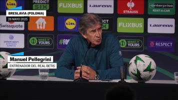 Pellegrini tras perder la final de la Liga Conferencia: 