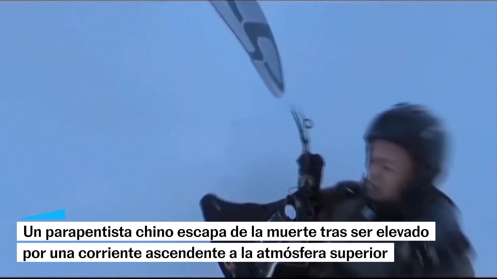 Un parapentista chino alcanza más de 8.500 metros de altitud sin oxígeno y logra sobrevivir