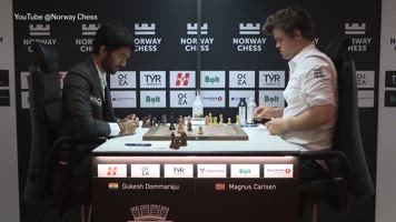 Magnus Carlsen acaba golpeando la mesa tras perder una partida