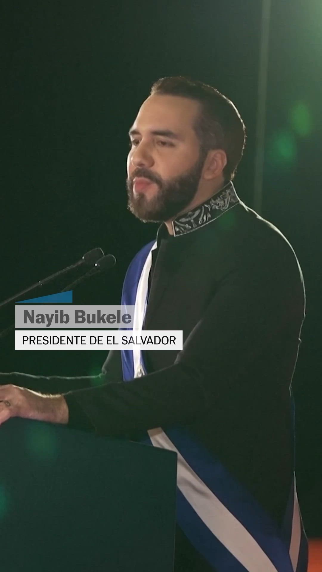 Nayib Buekele en su informe de gobierno