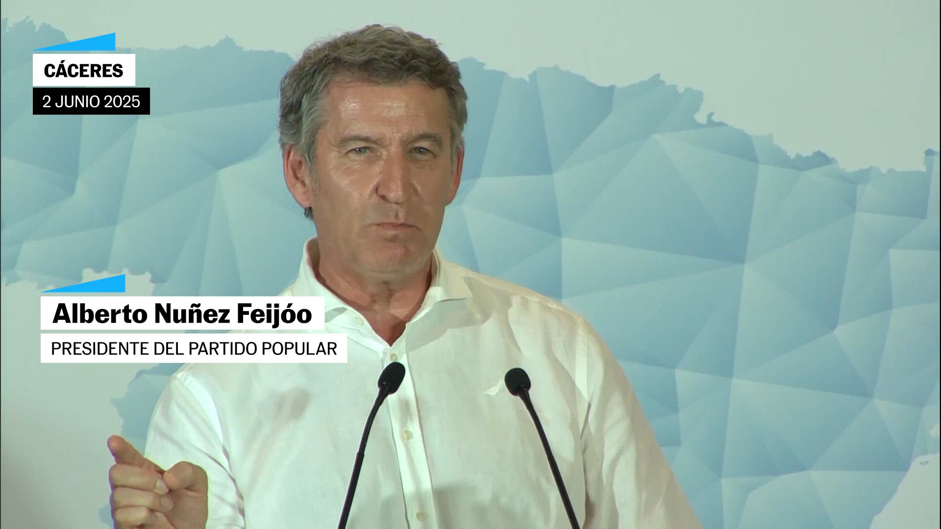 Feijóo sobre la amnistía: "regalar impunidad a cambio de poder es corrupción, es inconstitucional"