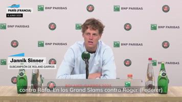 Sinner tras perder la final de Roland Garros contra Alcaraz: 