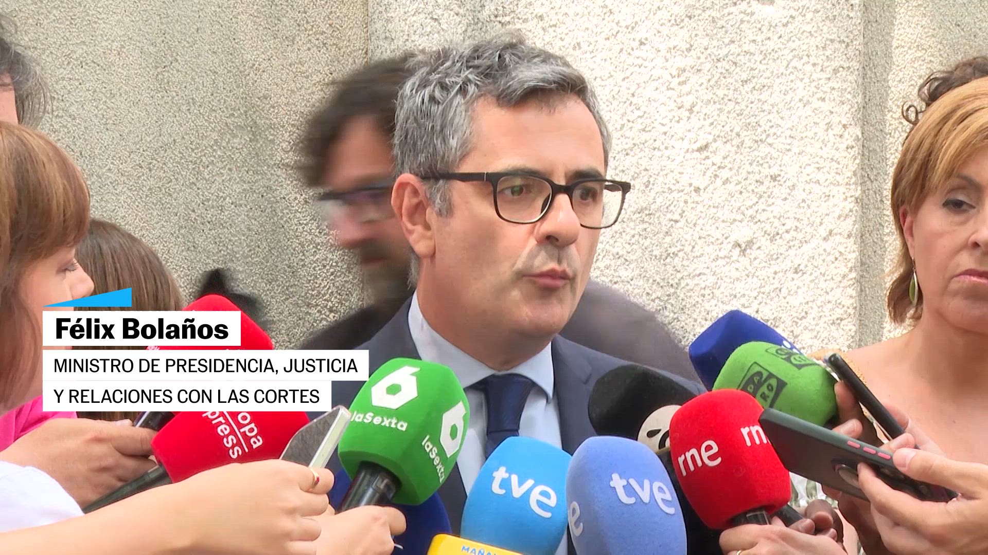 Bolaños: "Álvaro García Ortiz es un servidor público ejemplar y cuenta con la confianza del Gobierno"