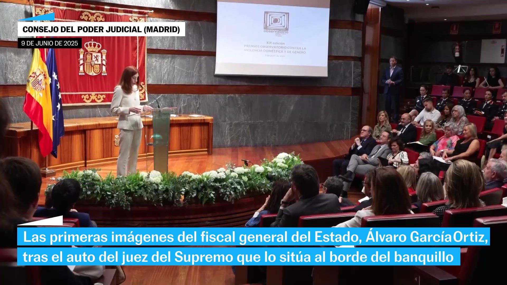 Las primeras imágenes de García Ortiz tras tras el auto del juez del Supremo