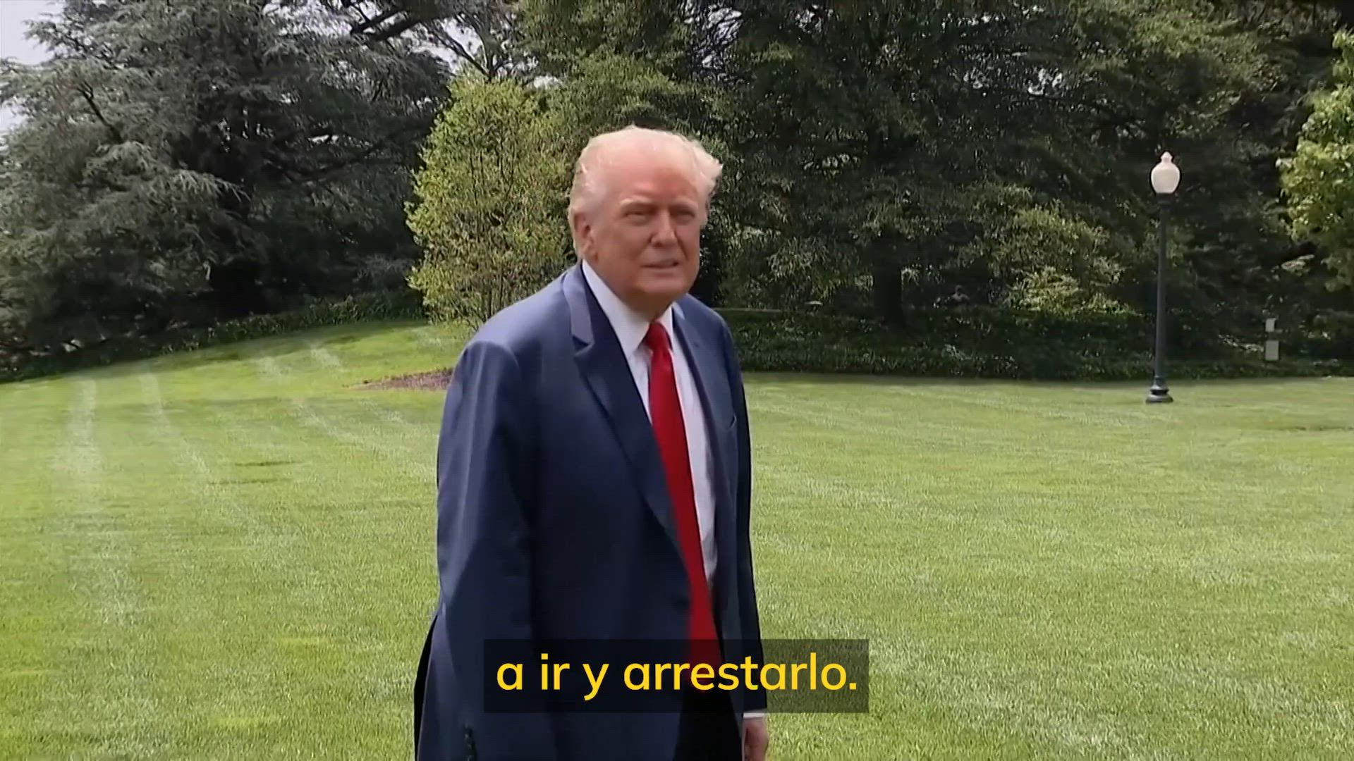 Trump sobre arrestar al gobernador de California