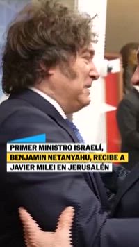 Milei llega a Israel para visita