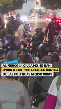Las protestas contra las políticas de migración se extienden