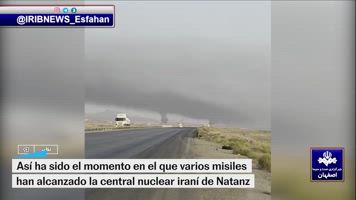 Así ha sido el momento del bombardeo sobre la central nuclear iraní de Natanz