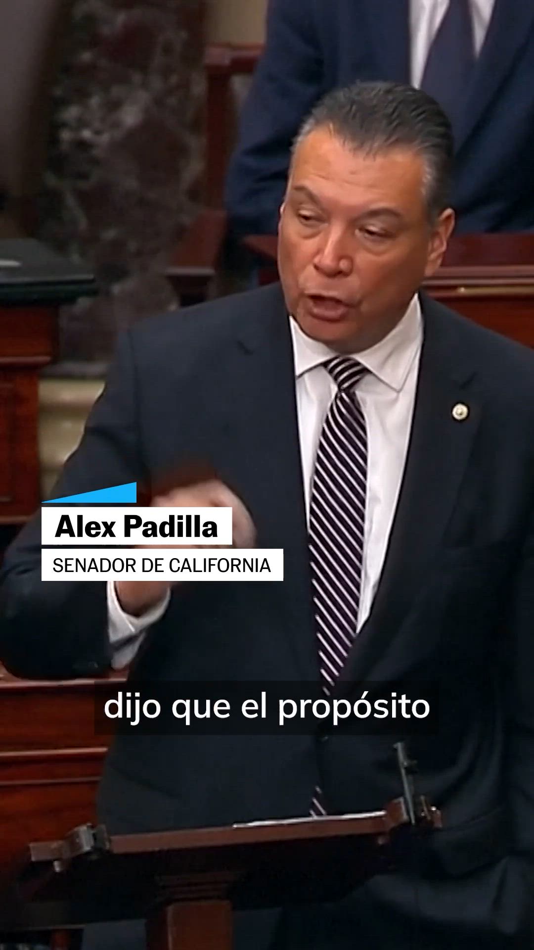 El discurso de Alex Padilla tras su detención