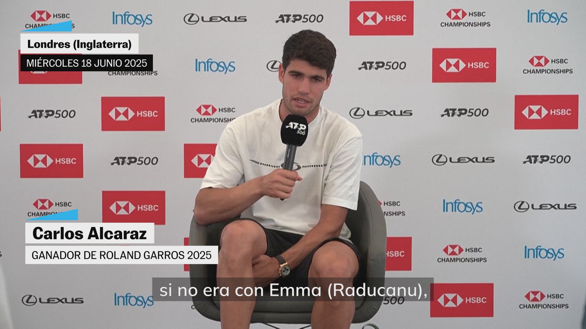 Alcaraz forma equipo con Raducanu para el US Open