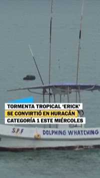 Erick se convierte en huracán