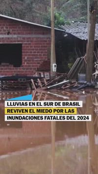 Inundaciones en Brasil