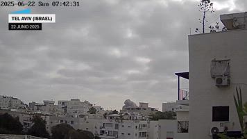 Irán bombardea varias ciudades israelíes como respuesta al ataque estadounidense