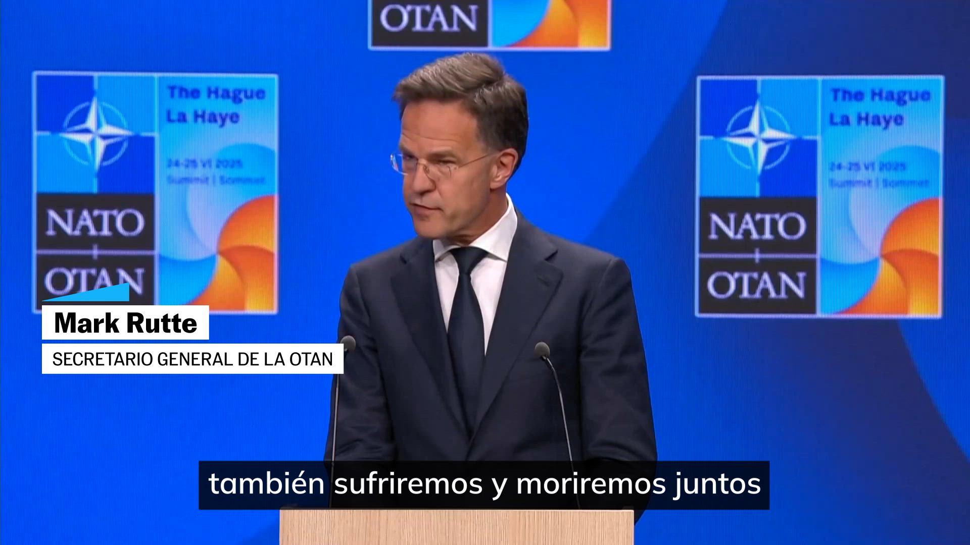 Rutte: "España tiene que gastar el 3,5%"