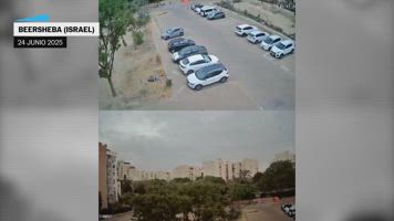 Un misil iraní impacta en Beersheba previamente al alto al fuego