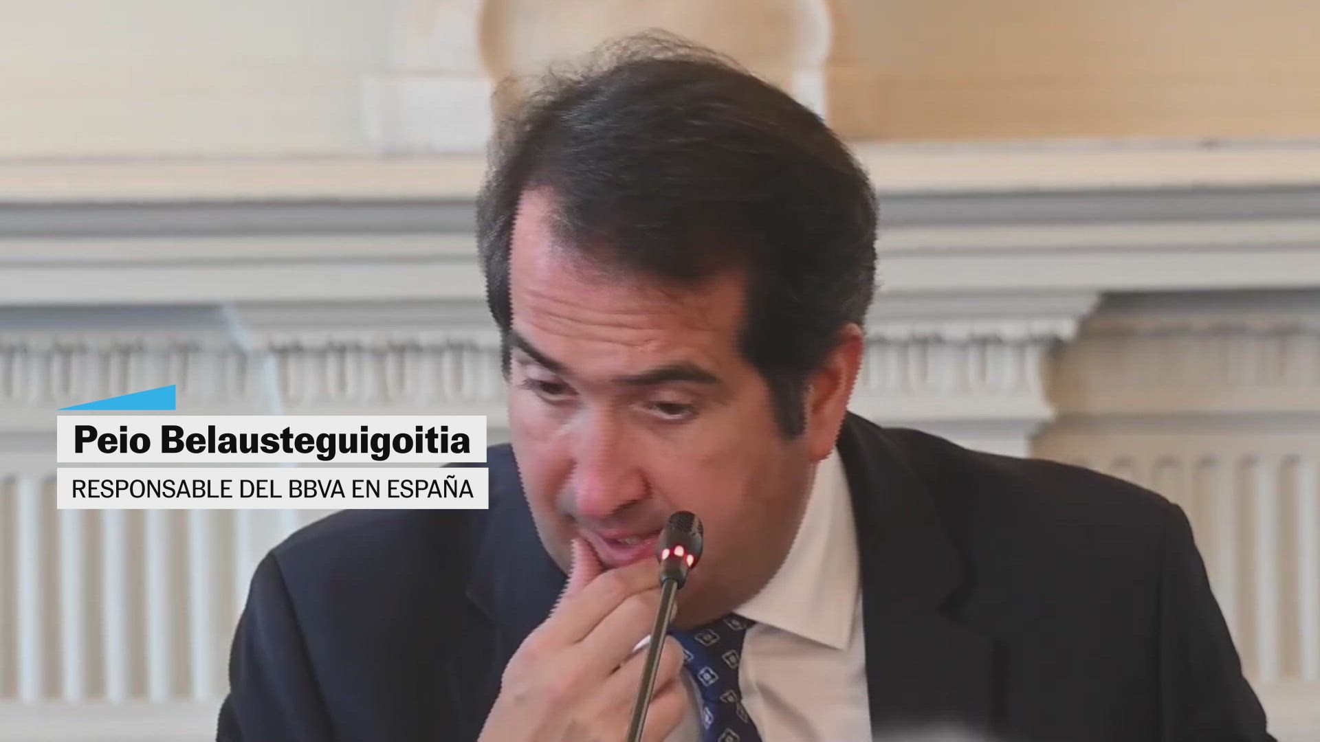 Peio Belausteguigoitia: "Estamos valorando la decisión del Gobierno de imponer una condición adicional a la adquisición del Banco Sabadell"