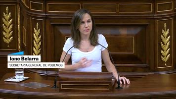 Ione Belarra: “Ha sido bochornoso escuchar a la vicepresidenta Yolanda Díaz”