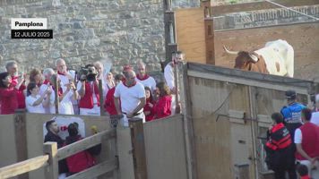 Los temidos toros de José Escolar protagonizan un encierro rápido y limpio