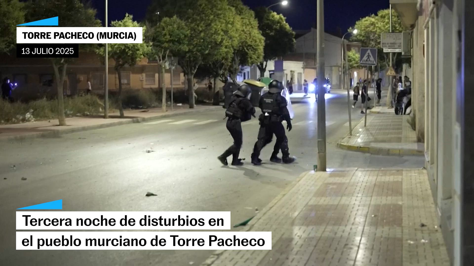 Tercera noche de disturbios en Torre Pacheco