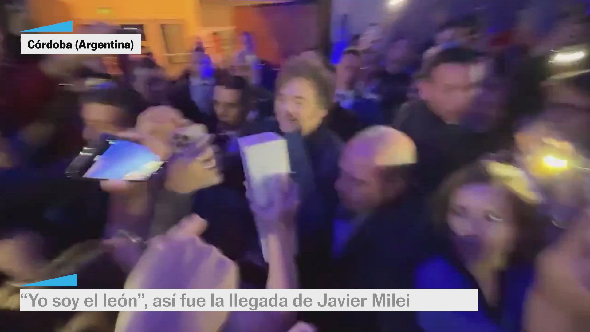 “Yo soy el león”, así fue la llegada de Javier Milei al Derecha Fest