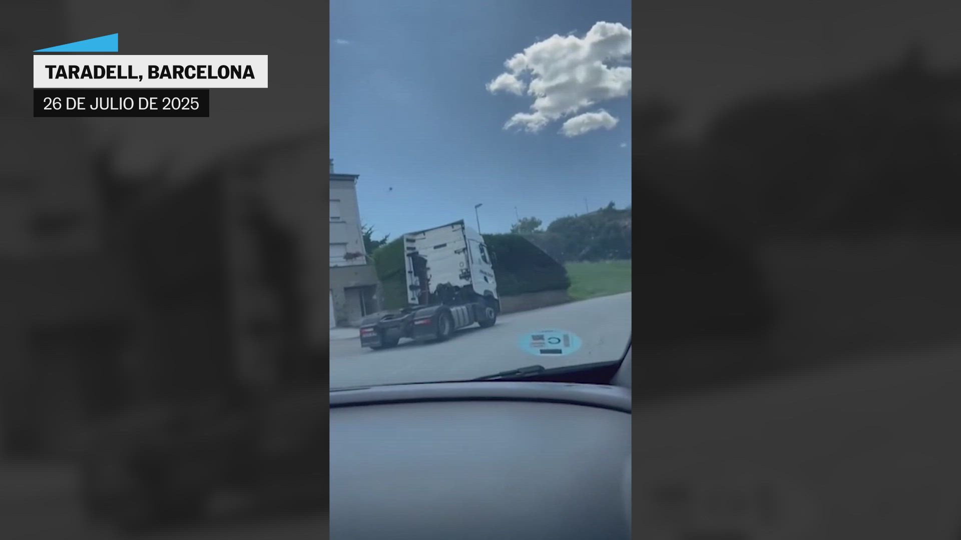 Detenido un camionero que iba dando tumbos al octuplicar la tasa de alcohol