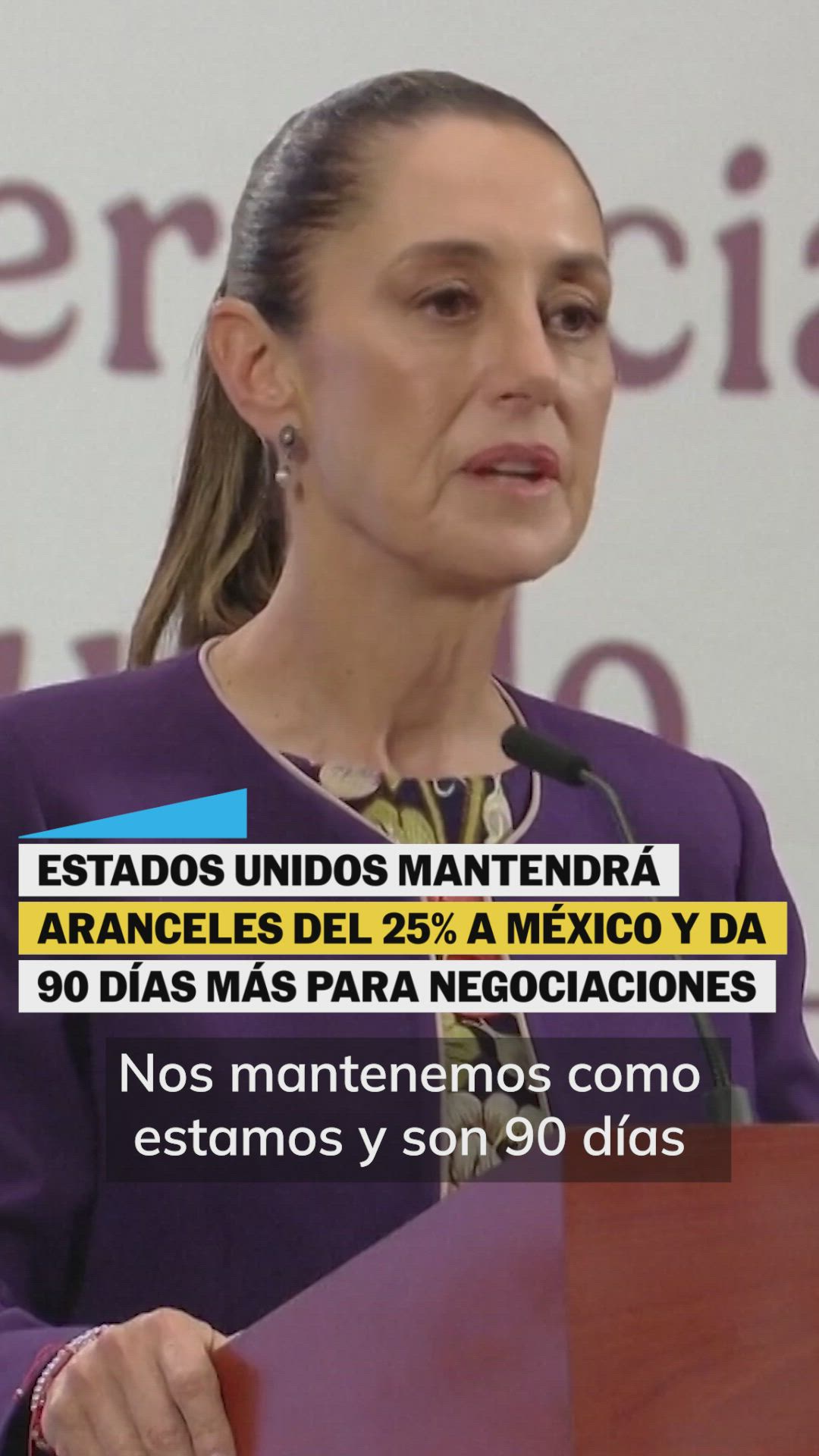 Claudia Sheinbaum negocia posponer aranceles