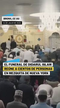 Funeral de policía asesinado en Nueva York