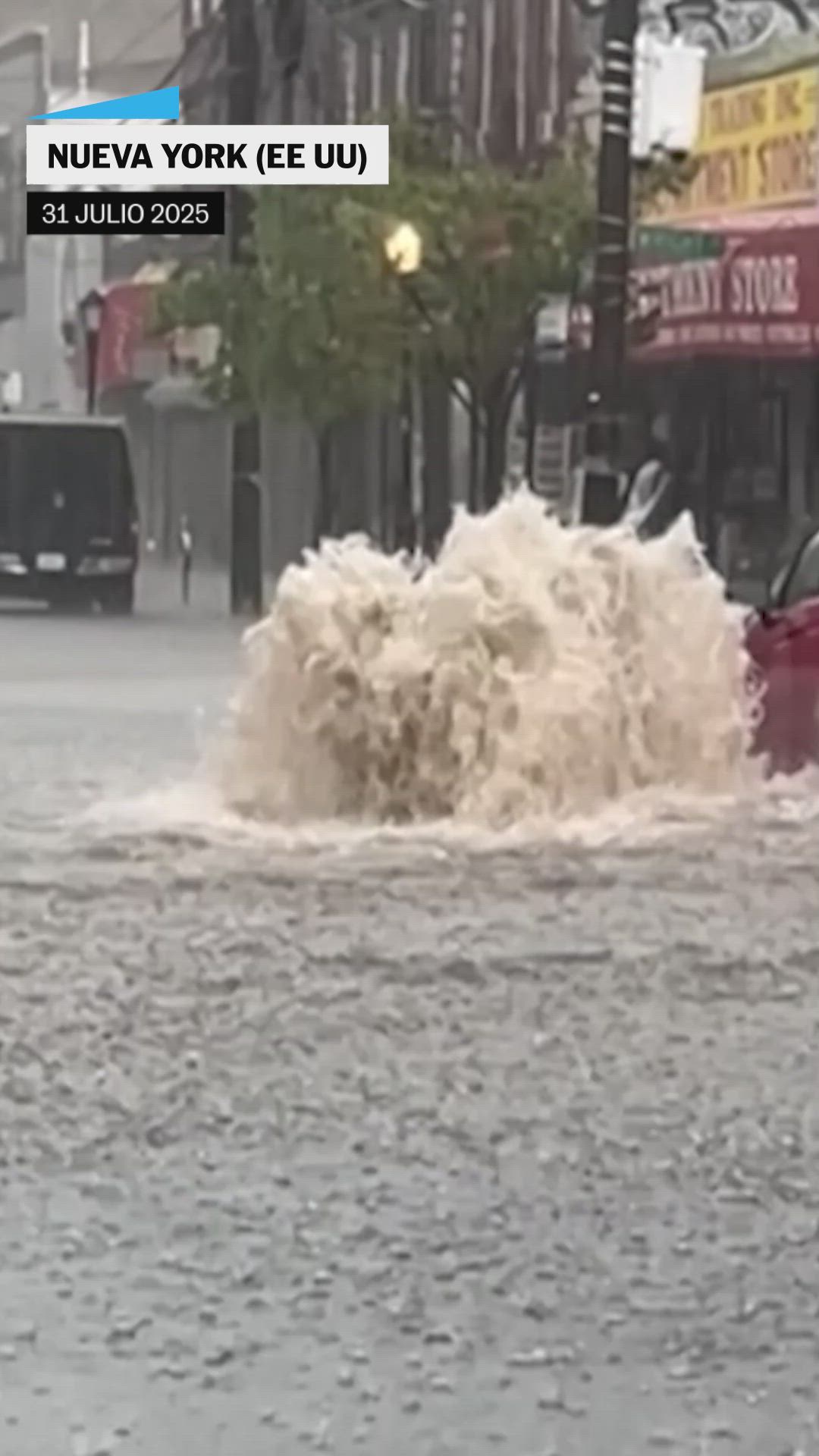 Las fuerte lluvias provocan inundaciones en varias ciudades de Estados Unidos