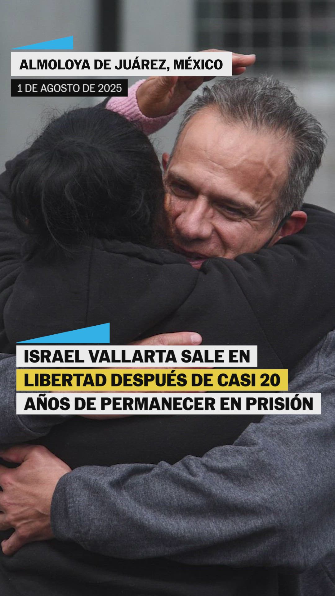 Israel Vallarta sale de prisión