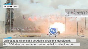 Un pueblo de Valencia lanza una mascletá 