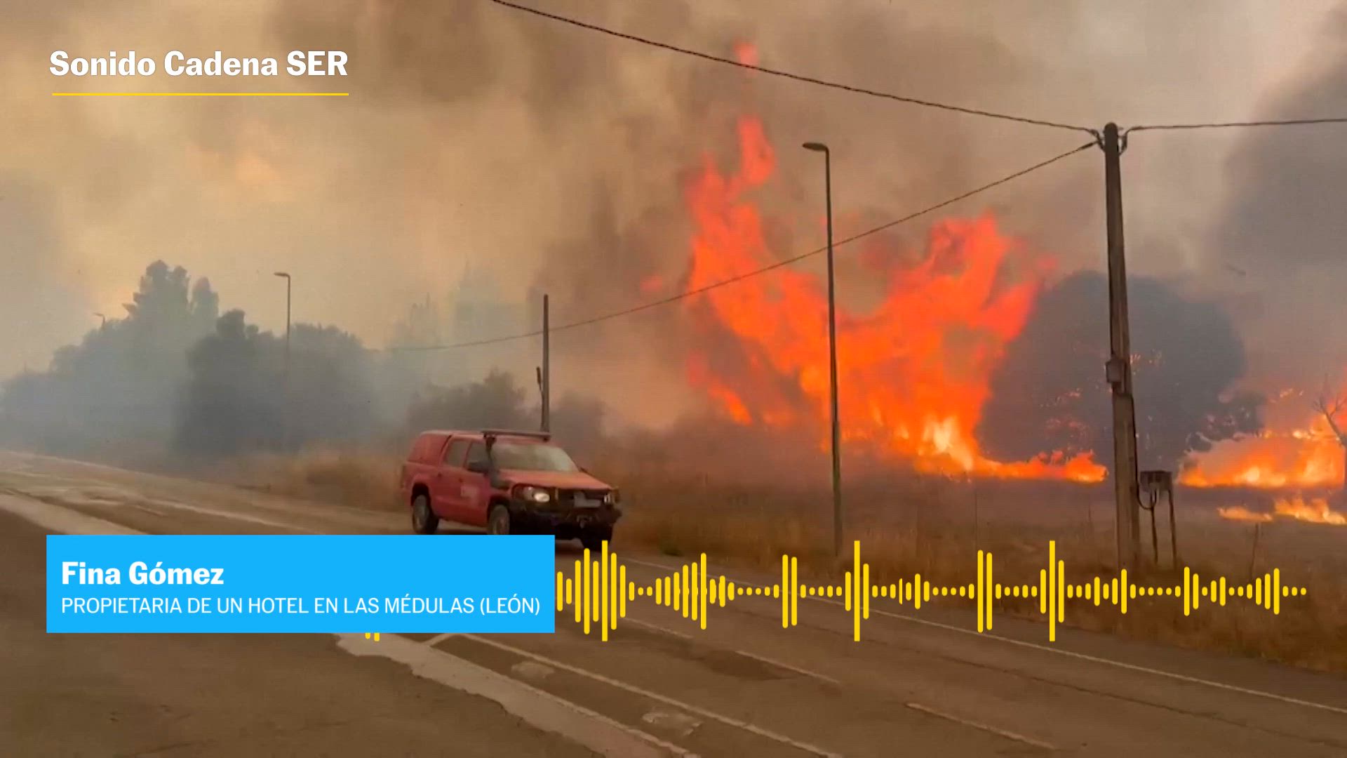 "Corred, corred, ayudadnos... era un infierno": los testimonios tras el incendio en Las Médulas