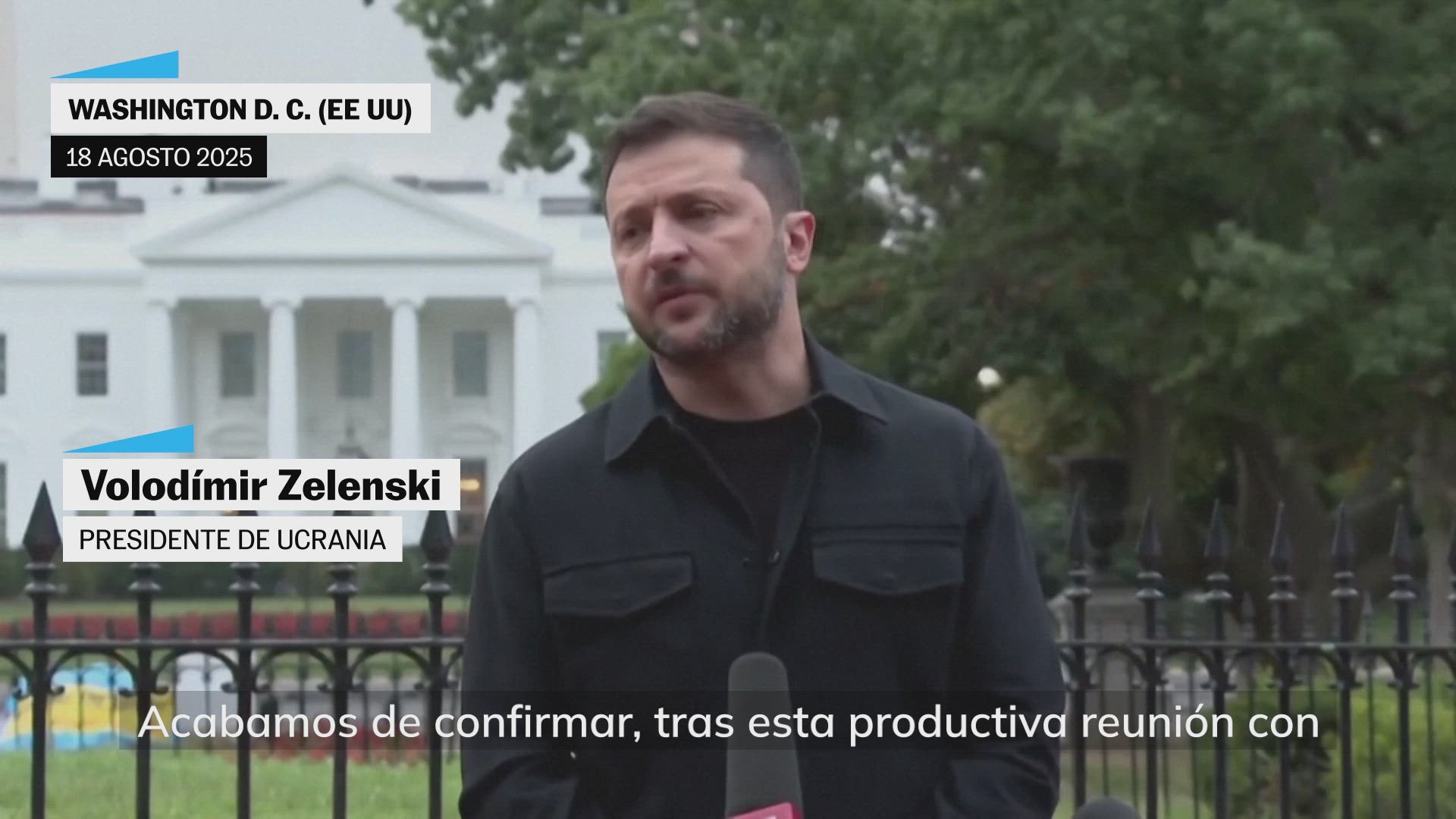 Zelenski tras la reunión en Washington con Trump: "Estamos listos para una reunión trilateral"