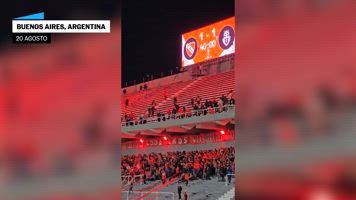 Cancelan partido de fútbol en Argentina por violencia entre aficionados
