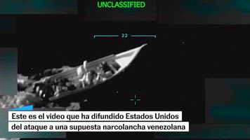 El vídeo que ha difundido Estados Unidos del ataque a una supuesta narcolancha venezolana
