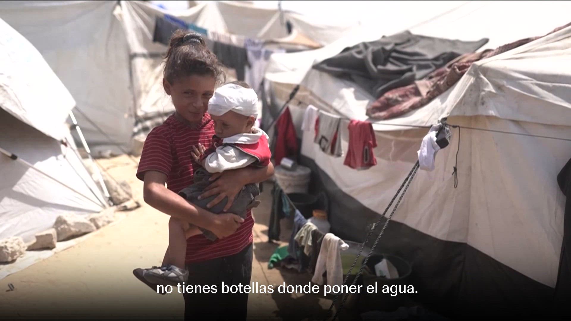 Los gazatíes también se mueren de sed