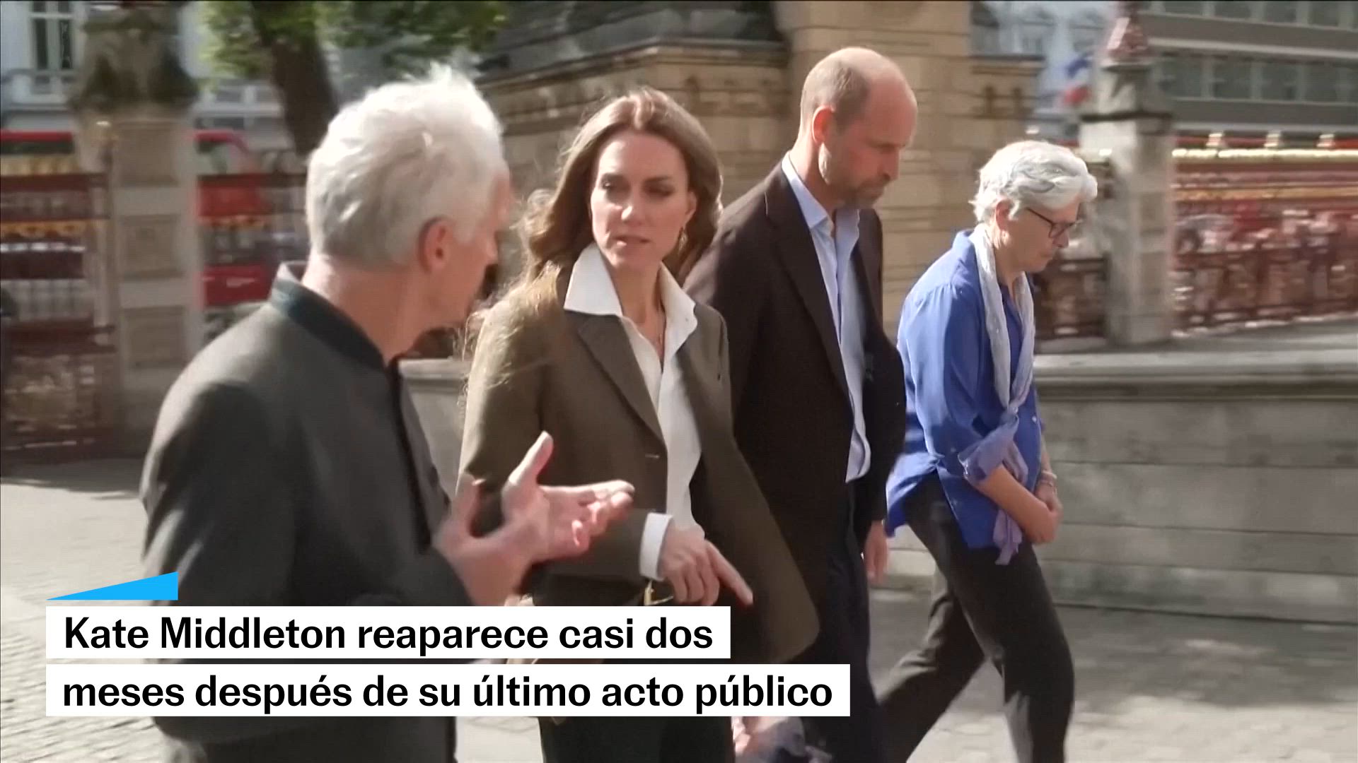 Kate Middleton reaparece casi dos meses después de su último acto