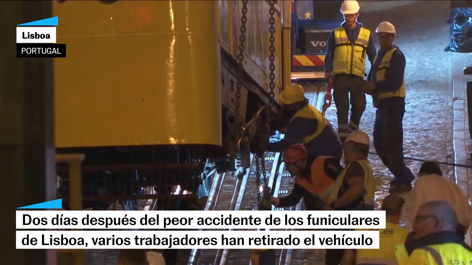 El funicular de Lisboa ha sido retirado dos días después del accidente