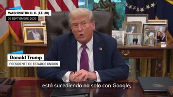 Trump amenaza con más aranceles a Europa por la multa a Google: 