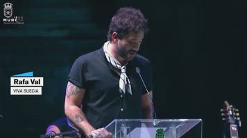 El discurso de Rafa Val (Viva Suecia) en el Pregón de la Feria de Murcia.