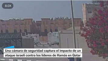 DOHA: una cámara captura el ataque de Israel en Qatar