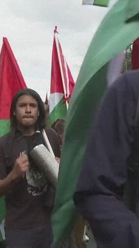 Protestas en CDMX a favor de Palestina