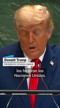 Trump se queja de las escaleras de la ONU