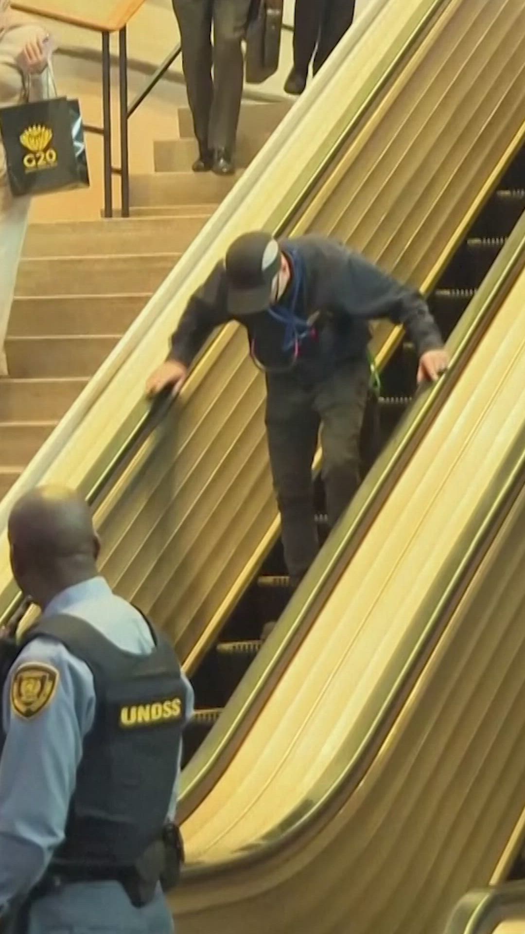 La ONU revisa las escaleras eléctricas que fallaron con Trump